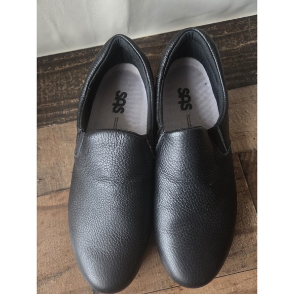 SAS Women's Patriot Slip-Resistant Black Slip On  Sz 8.5 - Picture 2 of 9